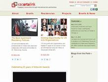 Tablet Screenshot of cecartslink.org